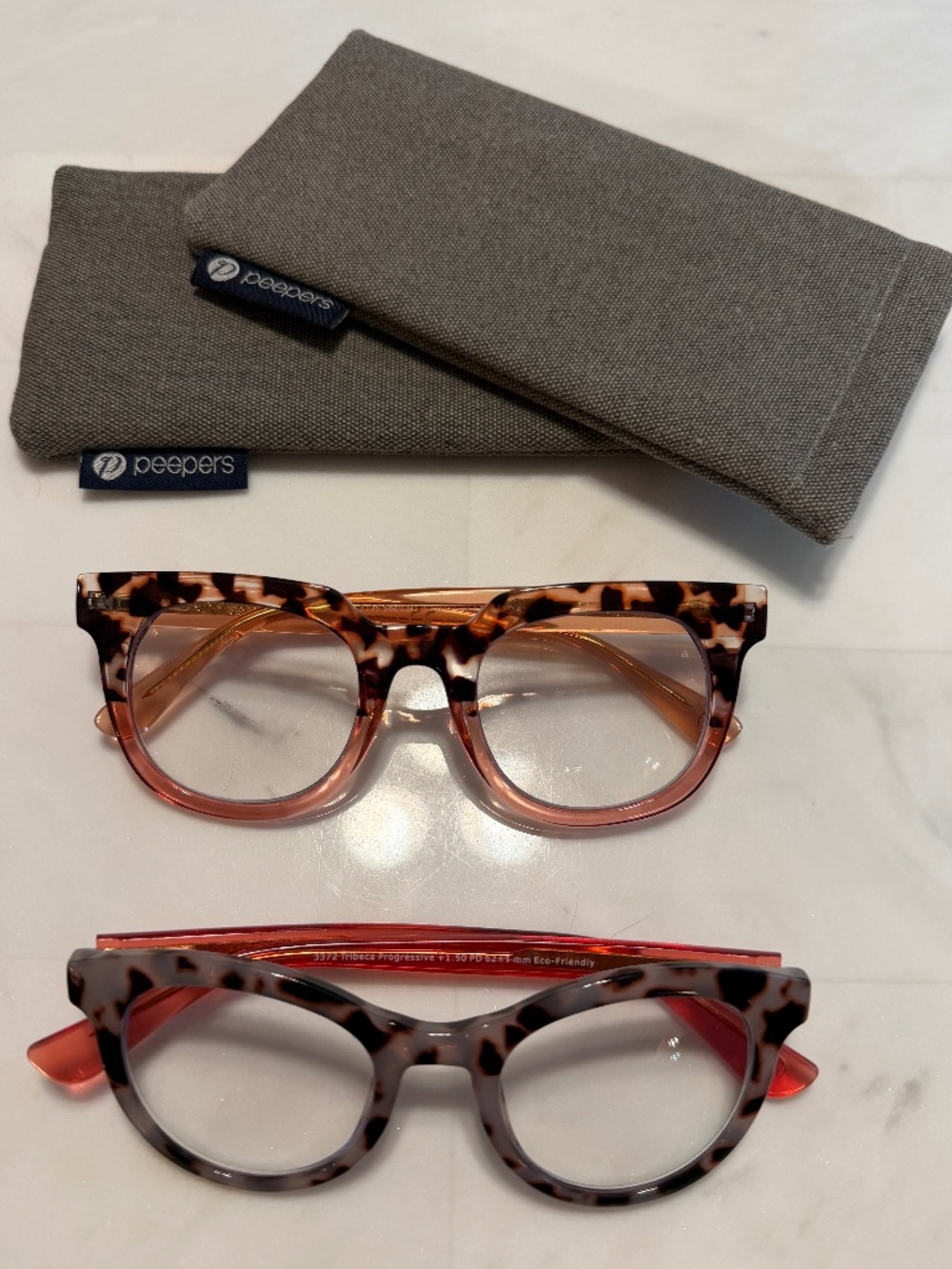 Peepers Womens Tortoiseshell Reading Glasses - Pink/Brown
